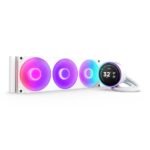 NZXT Kraken Elite 360 RGB – 360mm AIO Liquid Cooler with 2.72″ IPS LCD & RGB, White