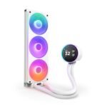 ⁦NZXT Kraken Elite 360 RGB – 360mm AIO Liquid Cooler with 2.72″ IPS LCD & RGB, White⁩ - الصورة ⁦2⁩