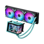 ASUS ROG Ryuo IV 360 ARGB Hatsune Miku Edition Liquid CPU Cooler, 6.67″ Curved Display