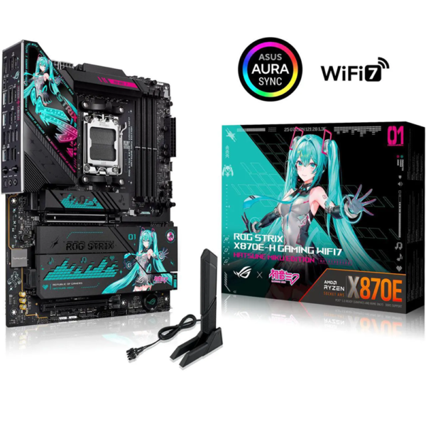 ASUS ROG Strix X870E-H Gaming WiFi7 Hatsune Miku Edition ATX Motherboard