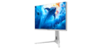 ⁦ساديس شاشة العاب مسطحة IPS موديل RS-Dolphin SA-F01U27, مقاس 27 بوصة, نظام مزدوج: 3840x2160 UHD معدل تحديث 160 هيرتز/ FHD 320Hz استجابة 0.5 ملي ثانية, HDMI 2.1 - ابيض⁩ - الصورة ⁦5⁩