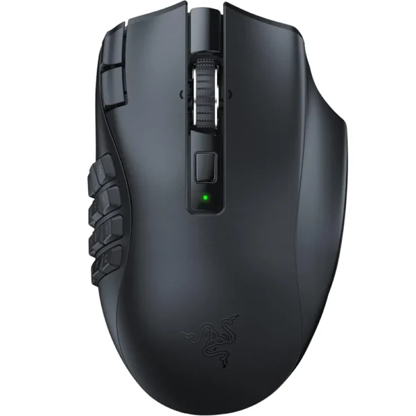 Razer Naga V2 HyperSpeed Ergonomic Wireless MMO Gaming Mouse with 19 Programmable Buttons