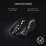 ⁦Razer Naga V2 HyperSpeed Ergonomic Wireless MMO Gaming Mouse with 19 Programmable Buttons⁩ - الصورة ⁦2⁩