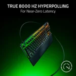 ⁦Razer Huntsman V3 Pro Tenkeyless 8KHz – Black, Analog Optical eSports Gaming Keyboard⁩ - الصورة ⁦3⁩