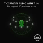 ⁦Razer BlackShark V3 Pro for Xbox – Black Wireless ANC Esports Gaming Headset⁩ - الصورة ⁦4⁩