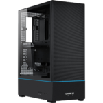 LIAN LI SUP01 ATX Mid Tower PC Case – Black, 3-Fans