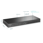 ⁦TP-Link SX3008F JetStream 8-Port 10GE SFP+ L2+ Managed Switch⁩ - الصورة ⁦3⁩