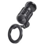 Promate 360° Rotating Magnetic Smartphone Grip-On Mount - Black