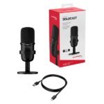 ⁦HyperX SoloCast USB Gaming Microphone (Black) PC, PS5, PS4, and Mac⁩ - الصورة ⁦6⁩
