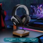 ⁦سايدس سبيكترا سماعة ألعاب SA-915B بصوت محيطي افتراضي 7.1 عبر USB – أسود⁩ - الصورة ⁦12⁩