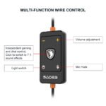⁦سايدس سبيكترا سماعة ألعاب SA-915B بصوت محيطي افتراضي 7.1 عبر USB – أسود⁩ - الصورة ⁦5⁩
