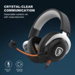 ⁦سايدس سبيكترا سماعة ألعاب SA-915B بصوت محيطي افتراضي 7.1 عبر USB – أسود⁩ - الصورة ⁦9⁩