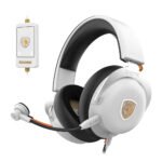 سايدس سبيكترا سماعة ألعاب SA-915W بصوت محيطي افتراضي 7.1 عبر USB – ابيض