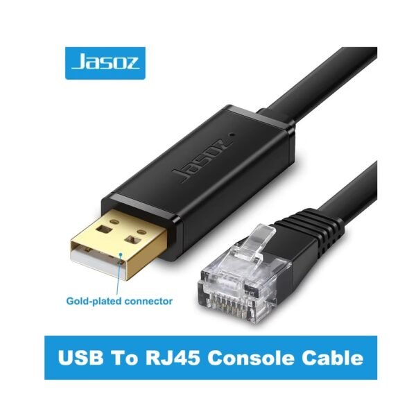 Jasoz USB to RJ45 Console Cable Serial Adapter – D111 – 1.5m
