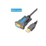 Jasoz USB to RS232 Female COM Port Serial Cable Adapter – 1.5m