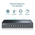 ⁦TP-Link SX1008 8-Port 10G Desktop Network Switch, 10Gbps⁩ - الصورة ⁦3⁩
