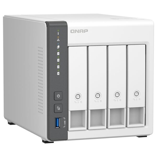 QNAP TS-433 4 Bay NAS Enclosure for Cloud Storage, 2.5GbE