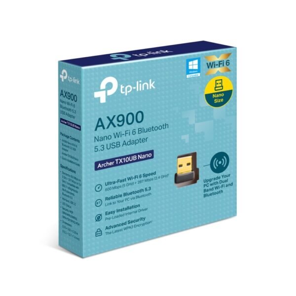TP-Link TX10UB Nano AX900 WiFi 6 Bluetooth 5.3 USB Adapter