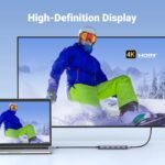 يوجرين محول من يو إس بي سي إلى 4 منافذ يو إس بي 3.0 مع منفذ إتش دي إم آي - Image 6