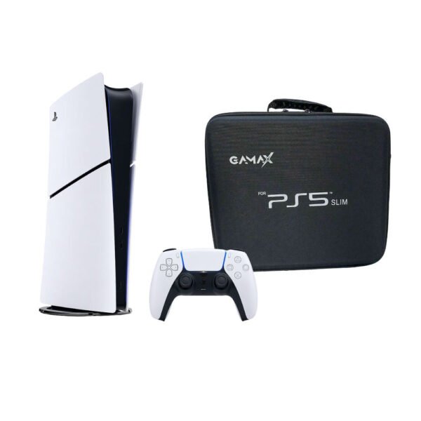 PlayStation 5 Slim Digital Edition Bundle with Storage Case