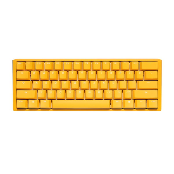 دوكي ون 3 ميني أصفر هوتسواب RGB مزدوج اللقطة PBT لوحة مفاتيح ميكانيكية CHRRY RGDB RE