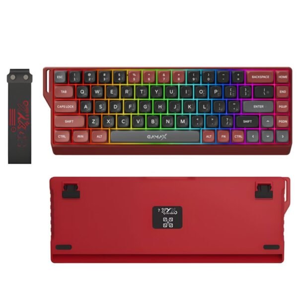 كيبورد Gamax GM-02 Tri-Mold RGB ميكانيكي (يدعم اللغة العربية)