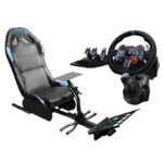معدات سباق احترافية: مقعد سباق Gamax + Logitech G29 Driving Force