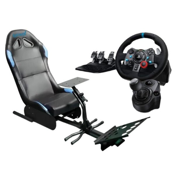 معدات سباق احترافية: مقعد سباق Gamax + Logitech G29 Driving Force