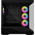⁦Lian-Li Vector V100 Mid-Tower Gaming PC Case, 4-Fans (Black)⁩ - الصورة ⁦2⁩
