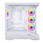 ⁦Lian-Li Vector V100 Mid-Tower Gaming PC Case, 4-Fans (White)⁩ - الصورة ⁦2⁩