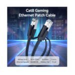 ⁦Vention Cat8 SFTP Ethernet Network Patch Cable 40Gbps 2000MHz, 1m⁩ - الصورة ⁦2⁩