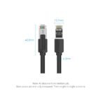 ⁦Vention Cat8 SFTP Ethernet Network Patch Cable 40Gbps 2000MHz, 1m⁩ - الصورة ⁦10⁩