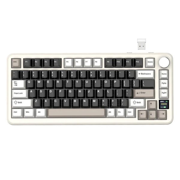 لوحة مفاتيح ميكانيكية ATTACK SHARK X85PRO بنظام Tri-mode مع هيكل Gasket - 75%
