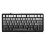 ⁦لوحة مفاتيح ميكانيكية ATTACK SHARK X85 بتصميم 75% مع اتصال Tri-Mode وتركيب Gasket-Mounted - Gradient Black White Jade Switch⁩ - الصورة ⁦2⁩
