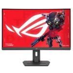 ASUS 27″ ROG Strix XG27WCMS Curved 2K 280Hz 1ms Fast VA HDR400 USB-C HDMI 2.1 Gaming Monitor, Black