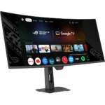 ASUS 34″ ROG Strix OLED XG34WCDMTG Curved QD-OLED 240Hz 0.03ms with Smart Google TV WiFi 6 HDR USB-C 90W KVM HDMI 2.1 Gaming Monitor