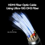 JASOZ HDMI 2.1 Fiber Optical Cable 8K 60Hz A138 – 25M - Image 2