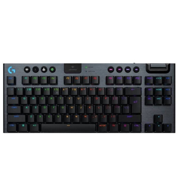 لوجيتيك كيبورد لاسلكي موديل G915 X Lightspeed TKL , الاصدار الانجليزي Tactile - اسود