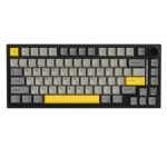 ⁦لوحة مفاتيح ميكانيكية ATTACK SHARK X820 Ultra Tri-Mode 75% Gasket - Star Black Moon Light + Shark Switch⁩ - الصورة ⁦2⁩