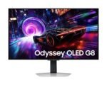 Samsung Odyssey G8 LS32FG810SMXUE, 32" UHD 4K(3840 x 2160), 240Hz Refresh Rate, 0.03ms Response time, HDMI 2.1, AMD FreeSync Premium Pro Flat Gaming Monitor With No Speakers