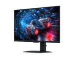 ⁦شاشة سامسونج أوديسي G7 G70F مقاس 27 بوصة بدقة 4K (3840×2160)، معدل تحديث مزدوج 180Hz أو 360Hz FHD، زمن استجابة 1ms، G-Sync، Pivot، HDMI 2.1، لوحة IPS مسطحة – أسود⁩ - الصورة ⁦3⁩