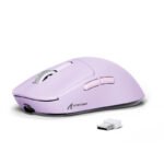 ⁦ATTACK SHARK X3 Wireless Gaming Mouse PAW3395 49g Superlight up to 26000 DPI - Purple⁩ - الصورة ⁦2⁩