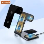 Azeada PD-W19 Metal 3 in 1 Wireless Charger Stand - Sliver - Level UpAzeadaCharger6974908272088