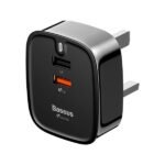 Baseus Funzi Dual USB 3.0 Quick Charging Wall Charger (UK) - Level UpBaseus6953156263093