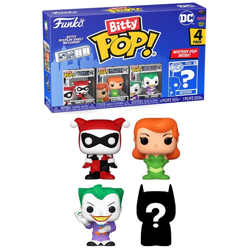 bitty-pop-heroes-dc-harley-quinn-4pk-245572 Bitty Pop! Heroes: DC - Harley Quinn 4pk - Level UpFunko889698713139