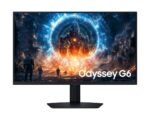سامسونج أوديسي G6 G60F شاشة ألعاب 27 بوصة QHD، معدل تحديث 350 هرتز، زمن استجابة 1 مللي ثانية، G-Sync مع دوران مسطح LS27FG600EMXUE