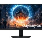 سامسونج أوديسي G6 G60F شاشة ألعاب 27 بوصة QHD، معدل تحديث 350 هرتز، زمن استجابة 1 مللي ثانية، G-Sync مع دوران مسطح LS27FG600EMXUE