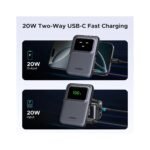 ⁦بنك الطاقة اللاسلكي المغناطيسي UGREEN Uno بسعة 10000mAh – 20 واط⁩ - الصورة ⁦4⁩