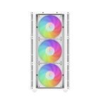 DeepCool CH560 Digital Tempered Glass Mid-Tower PC Case, 4-Fan (White) - Image 2