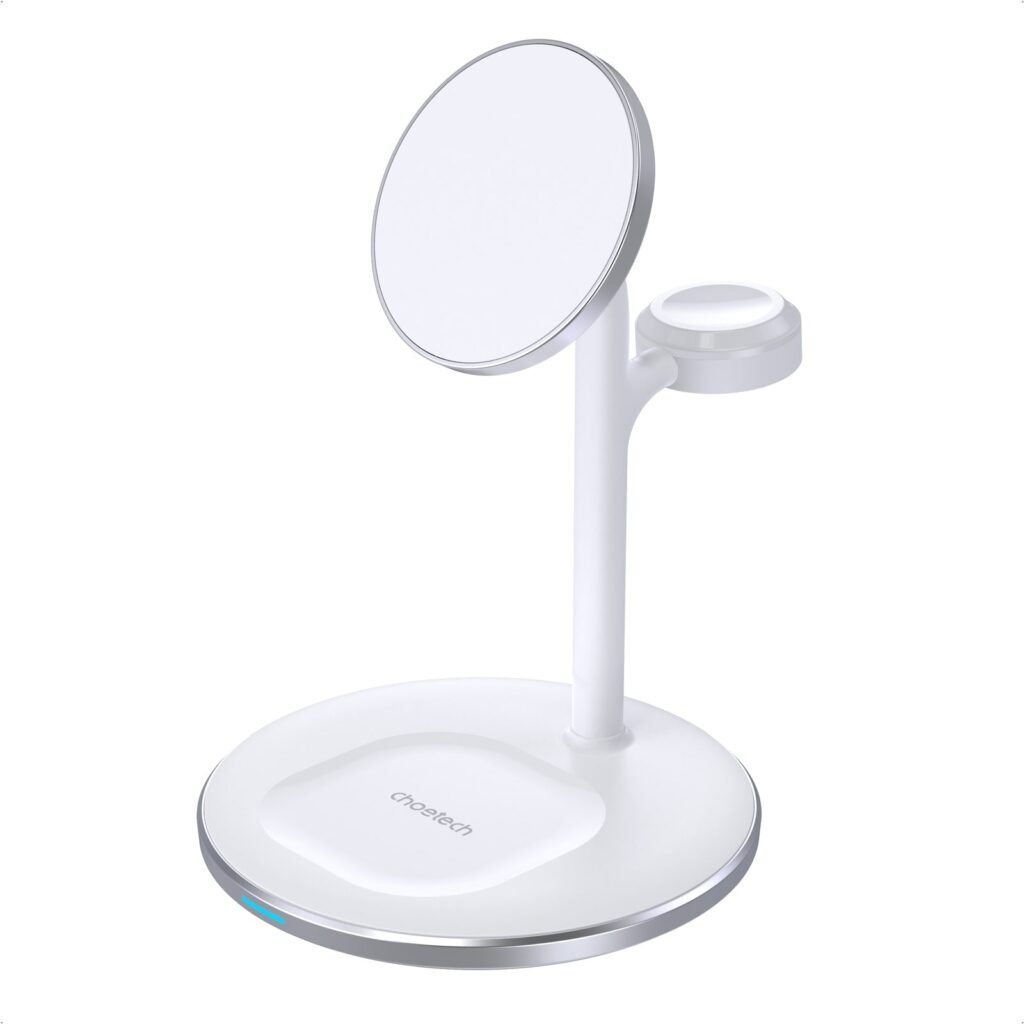 Choetech Magleap Duo 3-in-1 Magnetic Wireless Charging Station for iPhone 12/13/14 Series and AirPods Pro with Apple Watch Holder - Level UpLevel UpAdapter6932112101853
